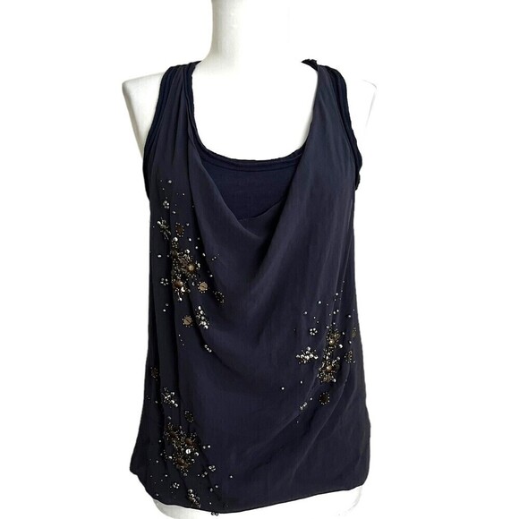 Robbi Nikki Embellished Beaded Tank Top M y2k whimsigoth fairy grunge indie - Picture 3 of 16